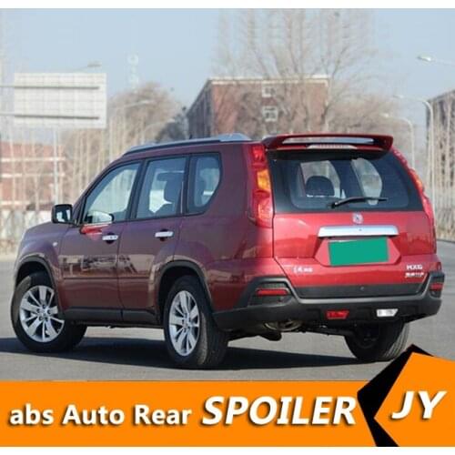 For NISSAN X-Trail Spoiler 2007-2014 X-Trail spoiler High Quality ABS Material Car Rear Wing Primer Color Rear Spoiler