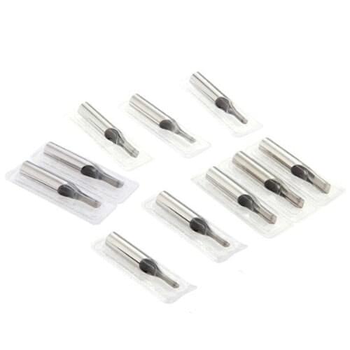 10 Professional Stainless Steel Nozzle Tips for Tattoo Machine