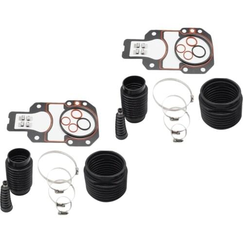 2x For MerCruiser Alpha 1 Gen 2 Transom Bellow Repair Reseal Kit 30-803099T1