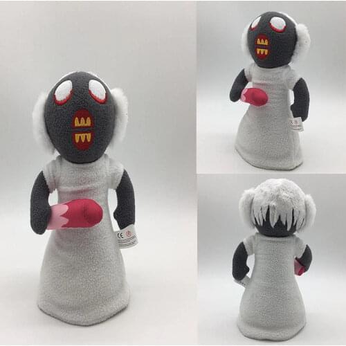 23cm Horror Game Halloween Granny Cartoon Movie Plush Stuffed Animals Dolls Collectible Toys Gifts For Children