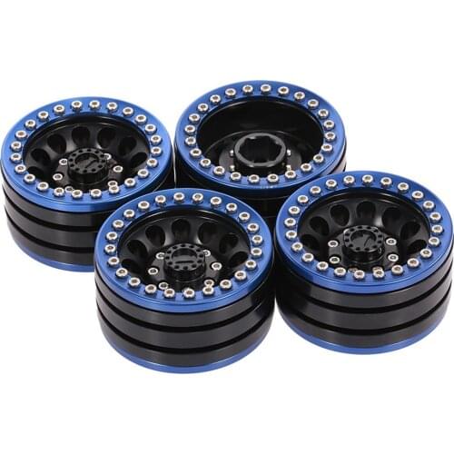 4pcs 1.9 Inches Metal Climbing Car Hub 1: 10 Rc Truck Crawler Shock Resistant Hub Update Accessories