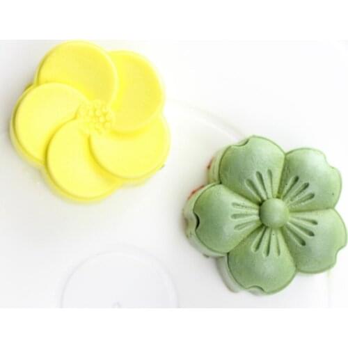 Flower Silicone Soap Moulds 3D 4-cavity Resin Molds