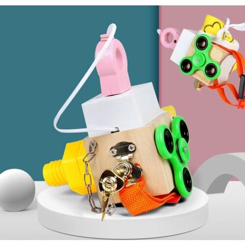 Child Mount Mon Fun Life Toy Parent-child Interaction Baby Enlighten Puzzle Early Education Teaching Unlock Toy Busy Board