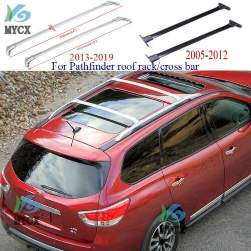 For Nissan Pathfinder Horizontal roof rail luggage bar cross beam,OEM model.thick aluminum alloy,low profit 2005-2019