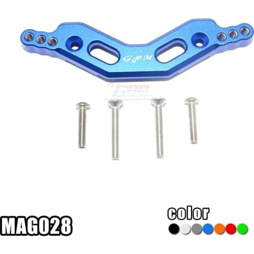 GPM ALUMINUM FRONT DAMPER MOUNT For 1/10 4WD ARRMA BIG ROCK CREW CAB 4X4 3S BLX-AR102711 RC Upgrade