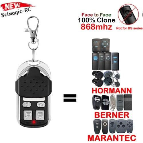 Clone 868mhz HORMANN MARANTEC 868 Garage Gate Remote Control Hormann HSE2 HSE4 HSM2 HSM4 Marantec Digital 382 Garage Door Opener