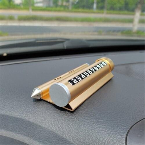 Metal Temporary Parking Number Plate Aroma Bracket Safety Hammer for BMW 1 2 3 4 5 6 7 Series X1 X3 X4 X5 X6 325 328 F30 F35