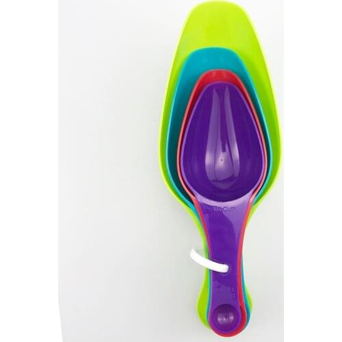 Kitchen Accessories DIY Baking Supplies Stackable Combination Random Color Multi Purpose 4Pcs/Set Portable Measuring Tools