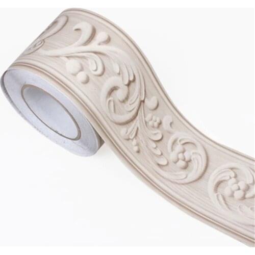 Beibehang PVC European wallpaper bedroom living room decorative self-adhesive stickers stickers skirting toilet waterproof waist