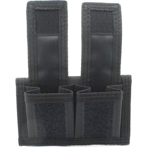 Outdoor Tactical Hunting Revolver Clip Magazine Bag 800D Nylon Hunting Double Speed Loader Belt Pouch Universal Fits 22 Mag