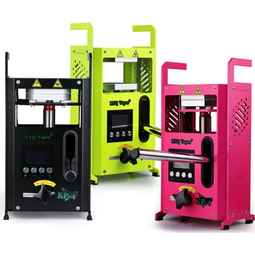 Newest design 4 ton 4*4 inches Hydraulic Rosin Press Machine KP-4Heat Press dual heated plates Portable Oil Wax Extracting Tool