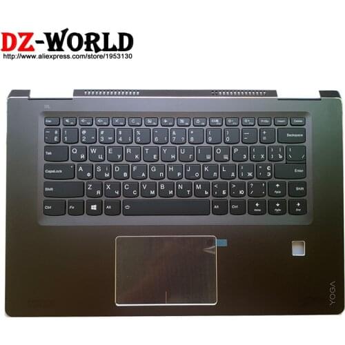 New/orig Palmrest Upper Case With Russian Backlit Keyboard Touchpad for Lenovo Ideapad Yoga 710-15IKB Laptop C Cover 5CB0M31004