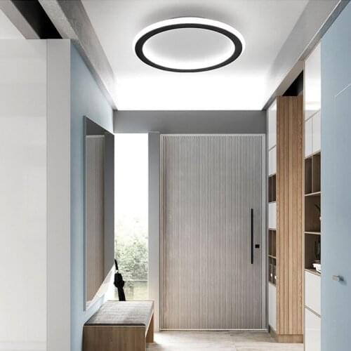 New RC Dimmable Circle Rings Chandelier Indoor Lighting For Living Dining Room Bedroom Kitchen Chandelier corridor chandeliers