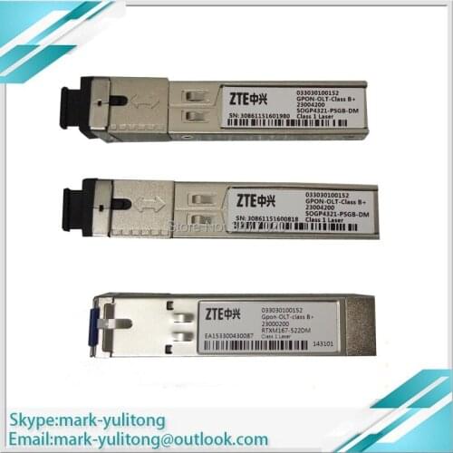 Brand new original ZTE 100% SFP GPON-OLT- Class B single mode fiber optic module for GPBD GPBH GPFD GPHF GPSF HUAWEI OLT
