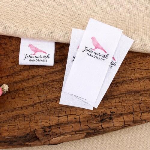 Custom Labels, Cotton Label, Fabric Labels, Sewing in Labels, Printing tags, Personalized Tags, Sew on Labels (MD1117)