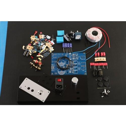 High version copy lehmann circuit diagram headphone amplifier earphone HD650 diy kits