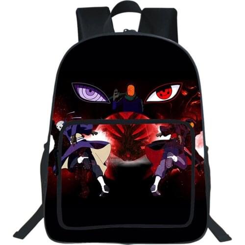 Japan Anime Backpack Uzumaki Sasuke Children Cosplay Bookbag Boy Girl School Bag Teens Cartoons Casual Backpack Rucksack Gift