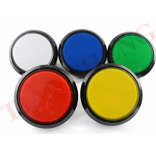 1PCS 100mm 10cm 5 colors Jumbo Big Round Illuminated Arcade Push Button Switch Machine Pressure Controller Switches