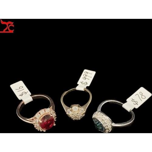 100Pcs/lot Jewelry Store Square Paper Jewelry Price Tag Retail Self-Sticker Tool Price Label Bangle Ring Bracelet Jewelry Tag