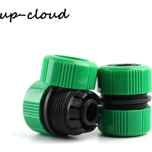 2pcs UP-CLOUD 3/4" 20mm Soft Hose Repair Quick Connector Tap Adapter for Garden Irrigation Watering Joint Car Wash Pipe Tools