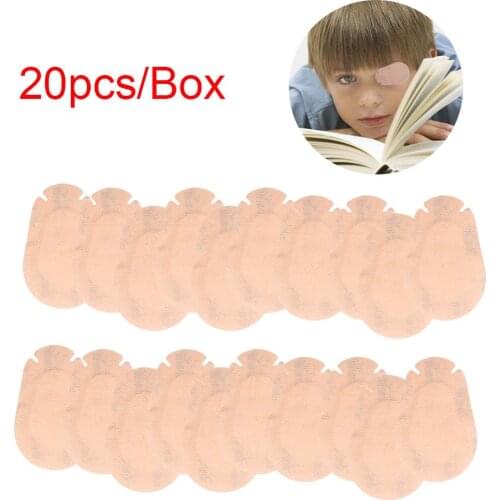 20PCs/box Colorful Breathable Eye Patch Band Kids Aid Medical Sterile Eye Pad Mask Adhesive Bandages First Aid Kit Eyeshade