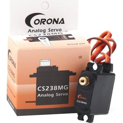 29x13x30mm 22g/ 4.6kg/ .14 sec Servo CS-238MG Metal Gear Micro Servo