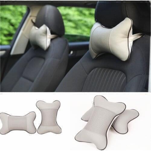Car PU Breathable Mesh Headrest for Mazda 3 Mazda 6 Auto Accessories Car Styling Free Shipping