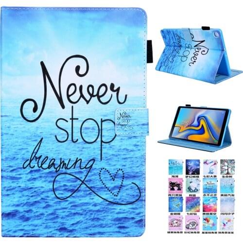 For Samsung Galaxy Tab A7 10.4 2020 Tablet Case For Tab A A2 10.5 2018 T590 S5e 10.5 2019 T720 A 10.1 Inch 2019 T510 Print Cover