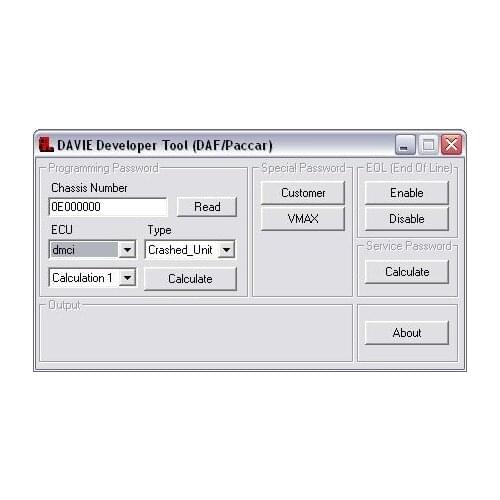 DAVIE DEVELOPER TOOL v0.3.1 forDAF and PACCAR