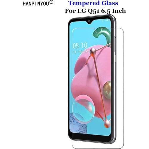 For LG Q 51 Tempered Glass 9H 2.5D Premium Screen Protector Portective Skin Film For LG Q51 6.5"