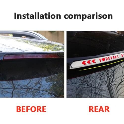 For MINI Countryman Clubman F54 F60 Stainless Steel High-position Brake Light Decorative Shell