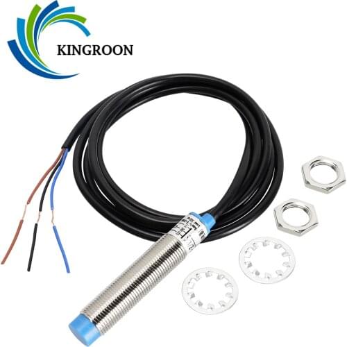 KINGROON LJ12A3-4-ZBX inductive proximity sensor DC5V 3-wire 2mm for 3D printer Z probe auto bed leveling CR10 ENDER3