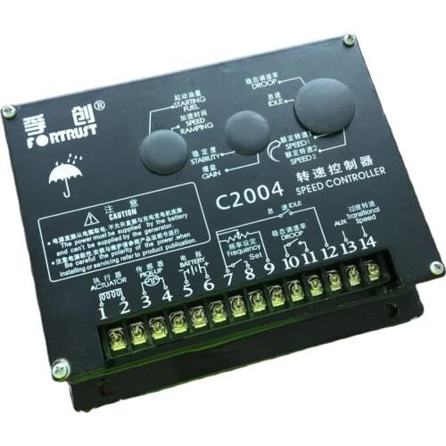 Fortrust speed controller C2004 governor speed control board