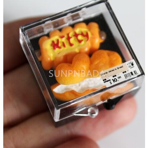 1:6 Scale Mini Food Toys Miniature Dollhouse Bread Bakery Shop Furniture for Blyth Barbies Doll Food Accessories