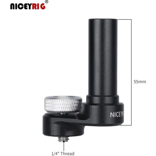 Niceyrig Monitor LED Screen Mounting Extension Adaptor 15mm Rod for Sony FX6/Sony FS5