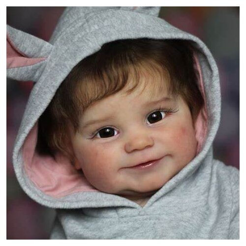 NPK two sizes 20/24inch reborn doll kit Maddie 60CM original size toddler baby fresh color doll kit