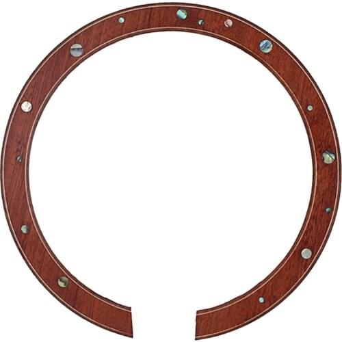 Sapele Guitar Soundhole Sticker Decal for 110mm/4.33inch Sound Hole