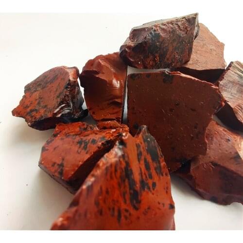 Natural Red Obsidian Crystal Point Healing Stone Quartz Crystal Red Stone for Home Decoration Mineral DIY Gift