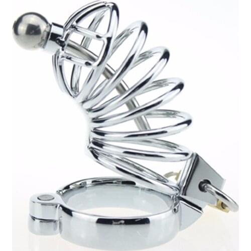 Penis Ring Cage Metal Cock Cage with Lock Sex Product Male Chastity Belt Chastity Device Sex Toys for Men penis ring