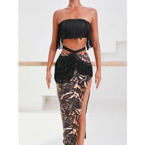 ZYMdancestyle Waist Essence Belt #2151 Latin Dance Wear Fringe Waist-belt With Tassel and Tube Beads