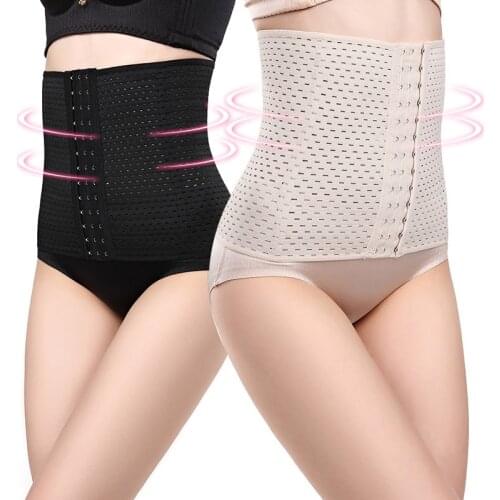 Waist Trainer Belt Corsets Steel Boned Body Shaper Women Postpartum Band Sexy Bustiers Corsage Modeling Strap cinta modeladora