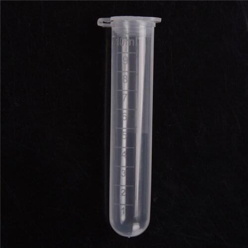 20pcs Sample Test Tube Specimen Tube Lab Supplies Clear Micro Plastic Centrifuge Vial Snap Cap Container For Laboratory 10ml