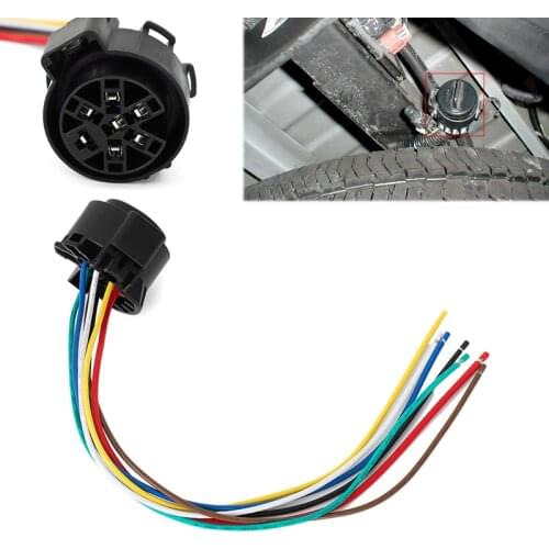Trailer Plug Connector Wire 7 Way For Chevy GM Toyota Ford F150 F250 Dodge Pickup GMC Metripack 630 280 Truck Plug Pigtail Cable