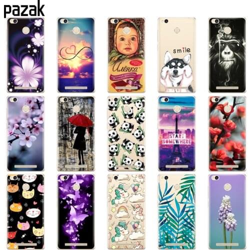 Silicone Case For Xiaomi redmi 3 Redmi 3s Redmi 3 Pro soft tpu Phone Cover for Xiaomi redmi 3 Pro 3S Case 5.0"cover for hongmi 3