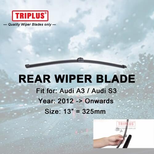 Rear Wiper Blade for Audi A3 / Audi S3 (2012-Onwards) 1pc 13" 325mm,Rear Windscreen Wipers,for Back Window Windshield Blades
