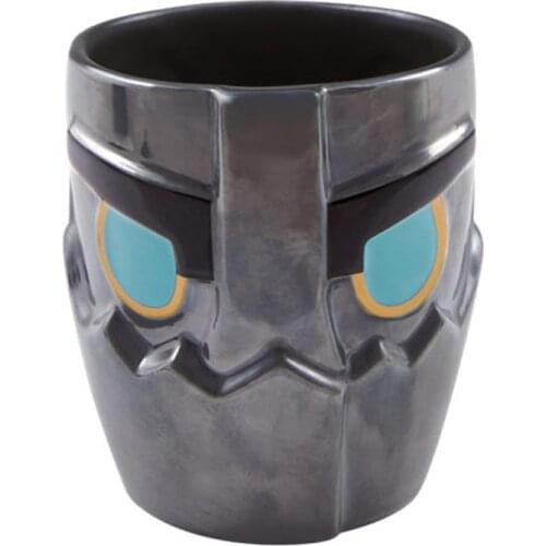 DOTA 2 TI4 Accessory Juggernaut Jugg Mask pendant Ceramic Mug Coffee Cup for collection gift for boyfriend 400ml