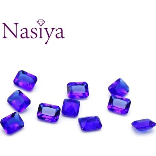 Nasiya 10 Pcs Created Multicolor Rectangle Stone Grass Beads For Ring Necklace Earrings Jewelry Making Accessories
