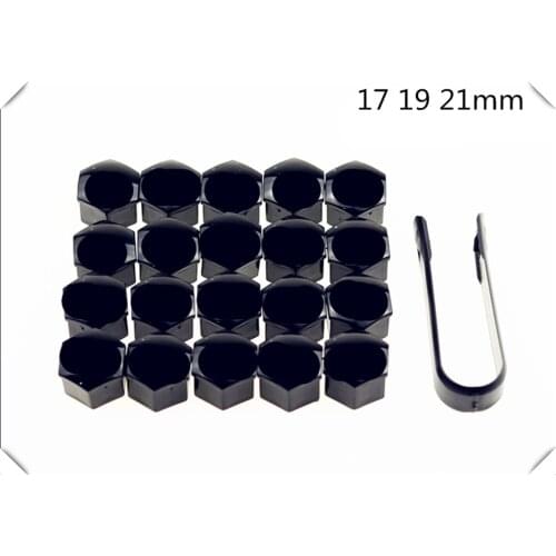 20Pcs universal 17 19 21mm tire nut bolt protection cap car shape for Opel Corsa Antara Meriva Zafira Insignia Mokka Mokka