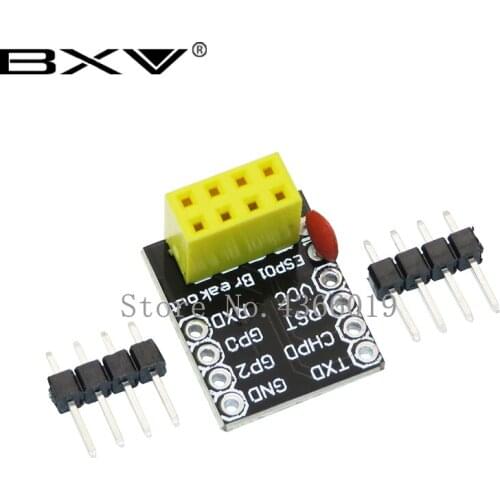 ESP-01 Adapter Plate ESP-01S Adapter Plate Breadboard Adapter ESP8266 ESP01 ESP01S