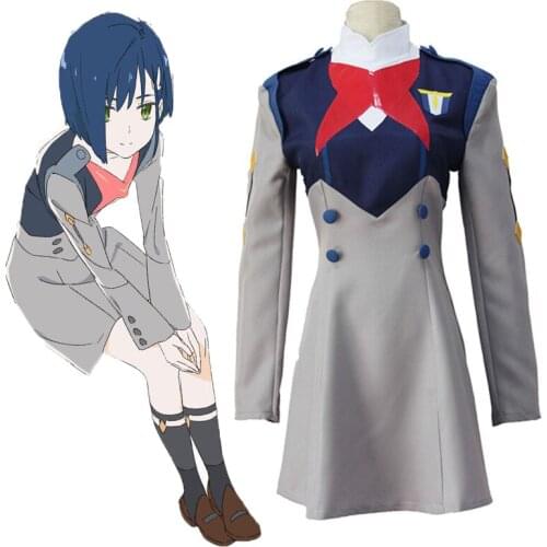 Anime DARLING In The FRANXX Cosplay Costumes Ichigo Code 015 Cosplay Costume Halloween Carnival Party Women Girls Cosplay